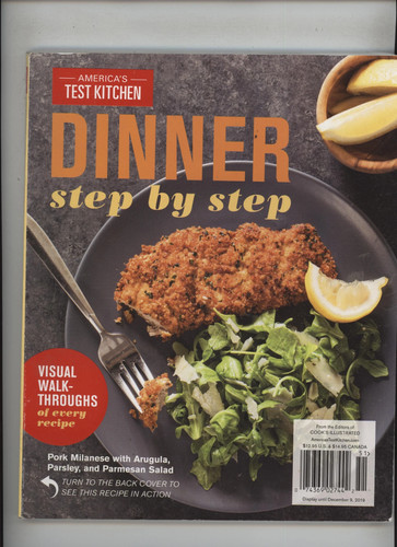 America test kitchen - test, dinner