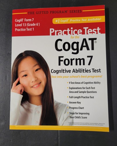 Practice test cogat - practice, form