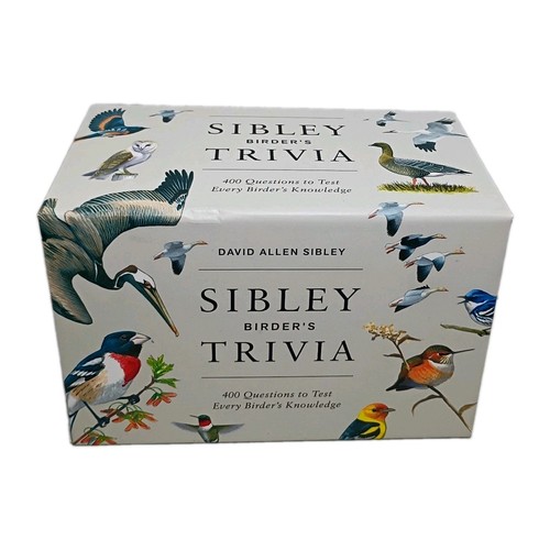 Sibley birder trivia a card - birder's, trivia: