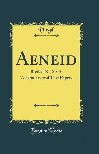 Aeneid books x - books, x.;