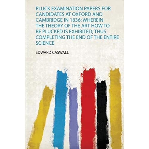 Pluck examination papers - pluck,
