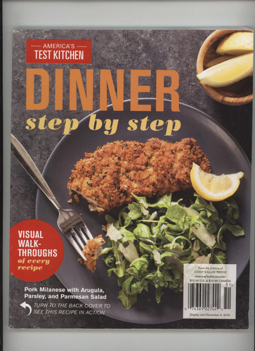 America test kitchen dinner - america's,